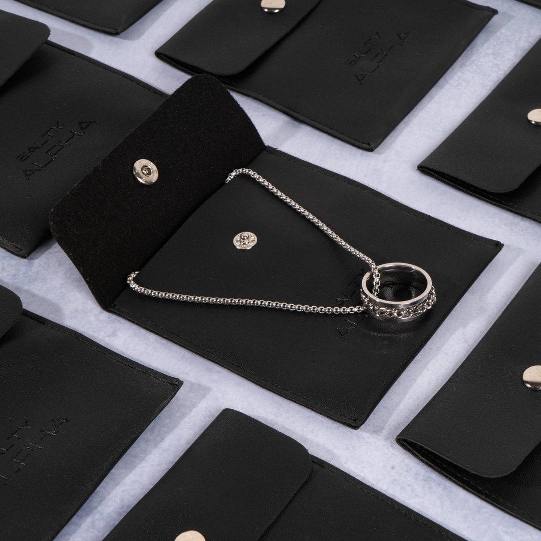 Silver Infinity Ring Chain