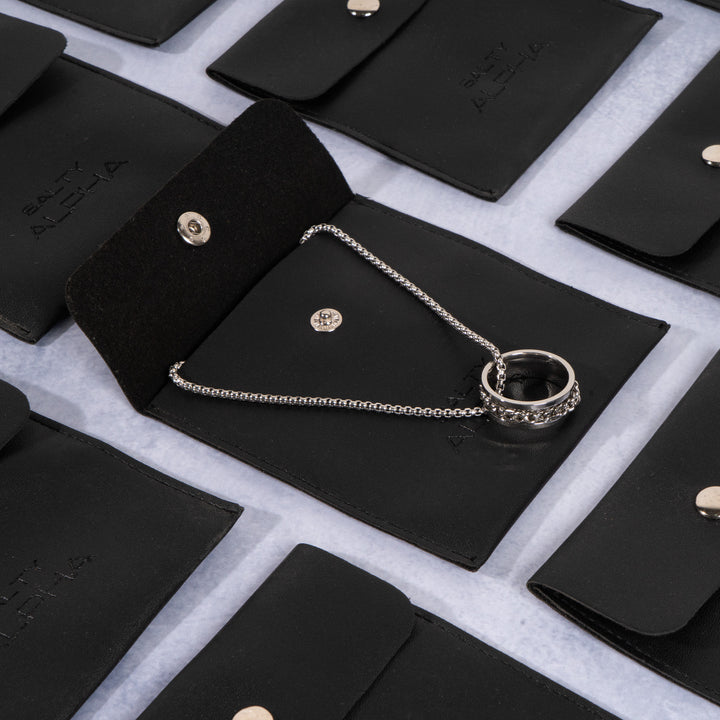 Silver Infinity Ring Chain