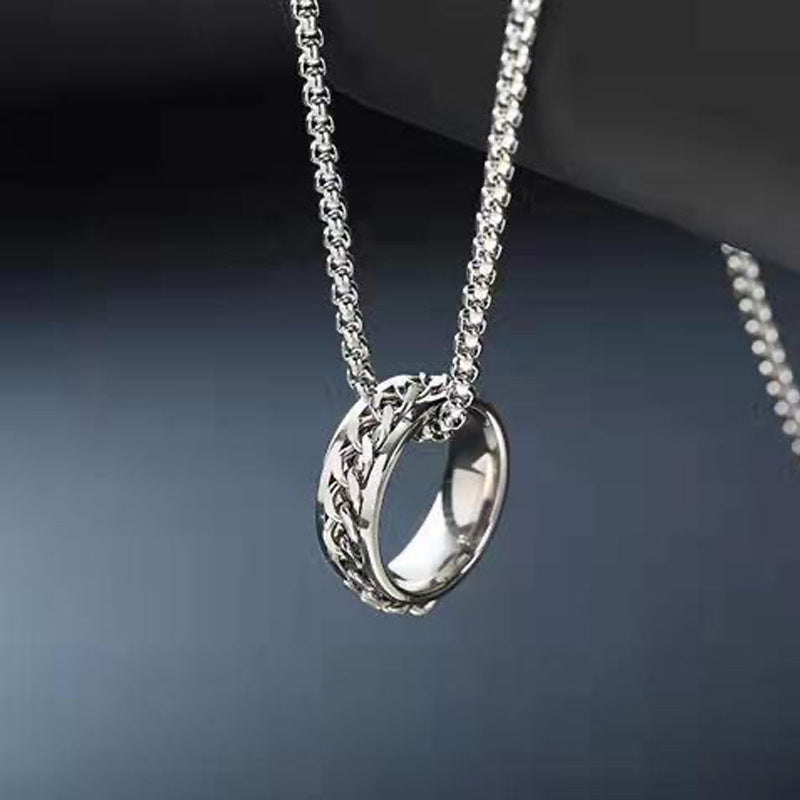 Silver Infinity Ring Chain | Salty