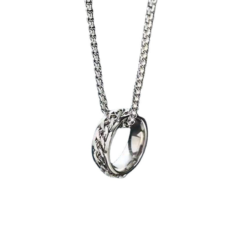 Silver Infinity Ring Chain | Salty