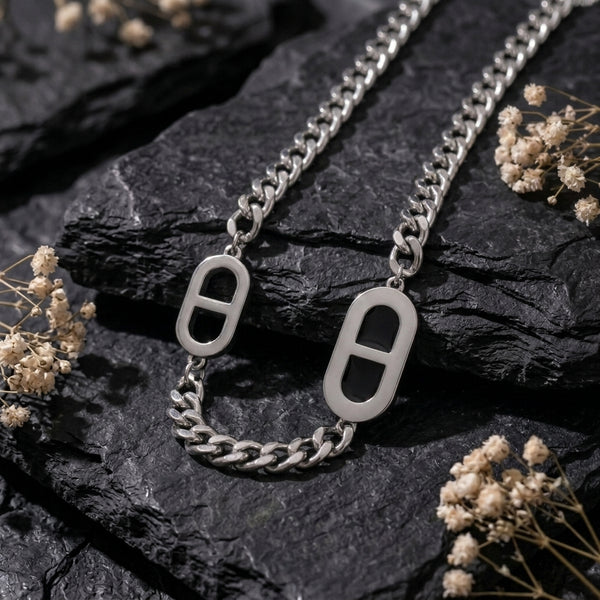 Bold Rebellion Silver Chain