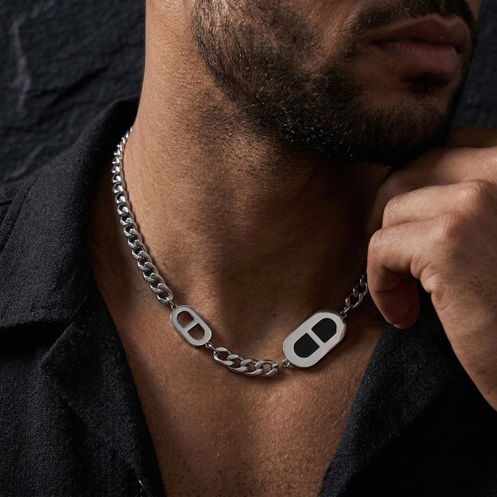 Bold Rebellion Silver Chain