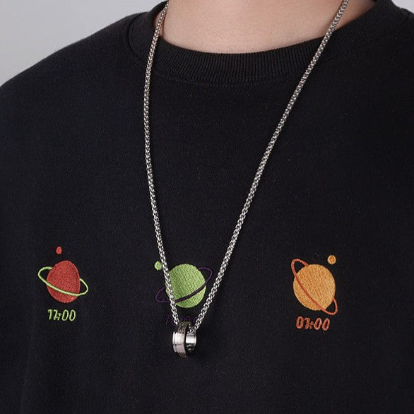 Cosmo Ring Silver Chain