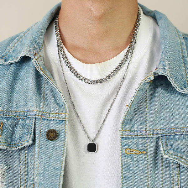 Layered Dapper Black Chain