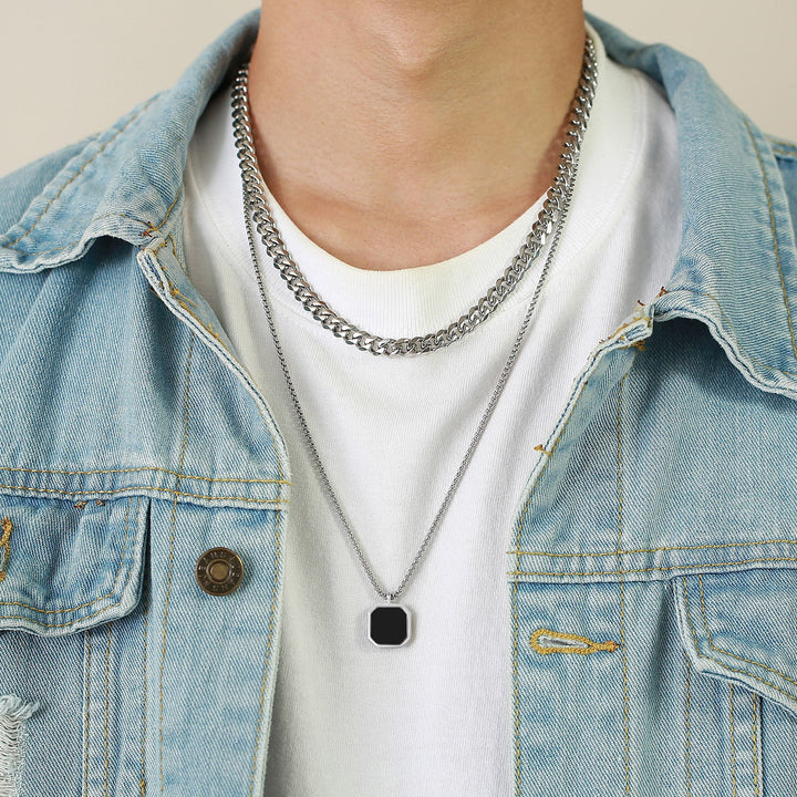 Layered Dapper Black Chain