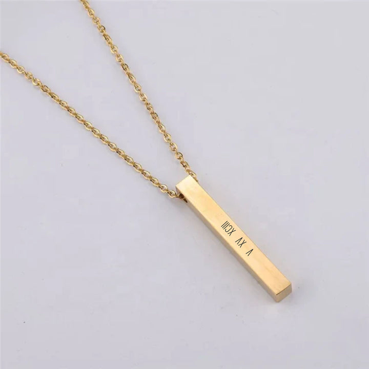 Personalised Street Chic Golden Chain