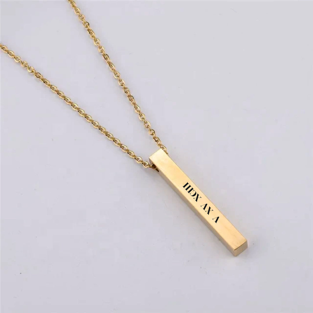 Personalised Street Chic Golden Chain - Salty Accessories