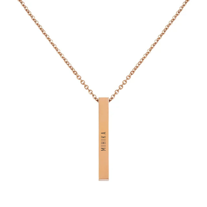 Personalised Street Chic Rose Gold Chain