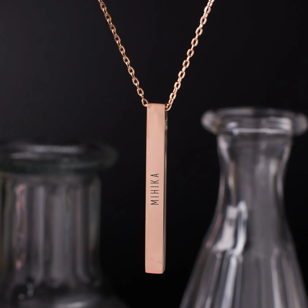 Personalised Street Chic Rose Gold Chain