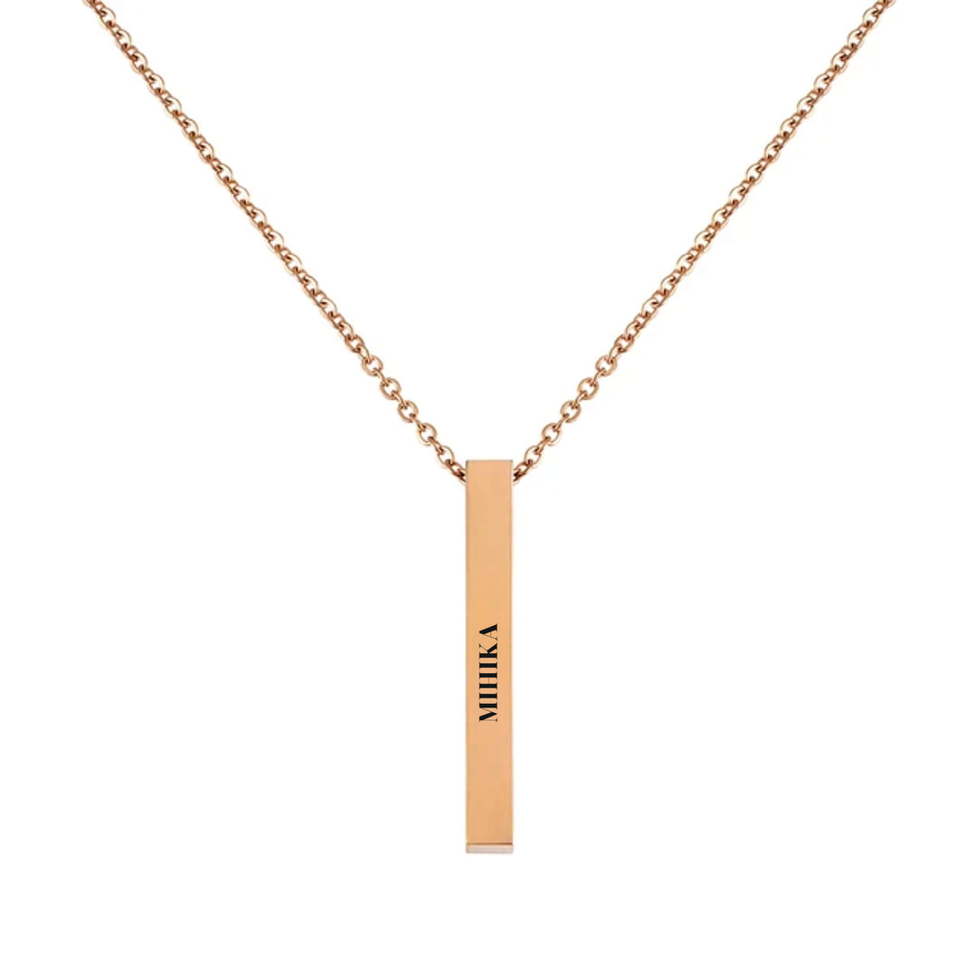 Personalised Street Chic Rose Gold Chain - Salty Accessories