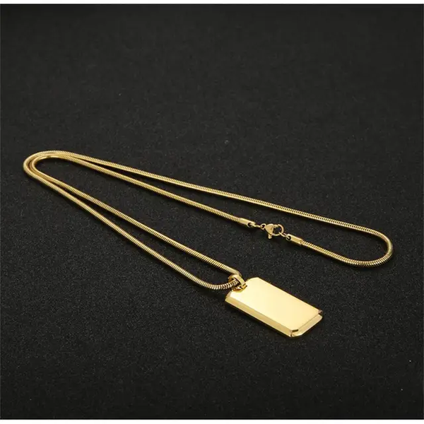 Trendy Titan Dog-Tag Chain