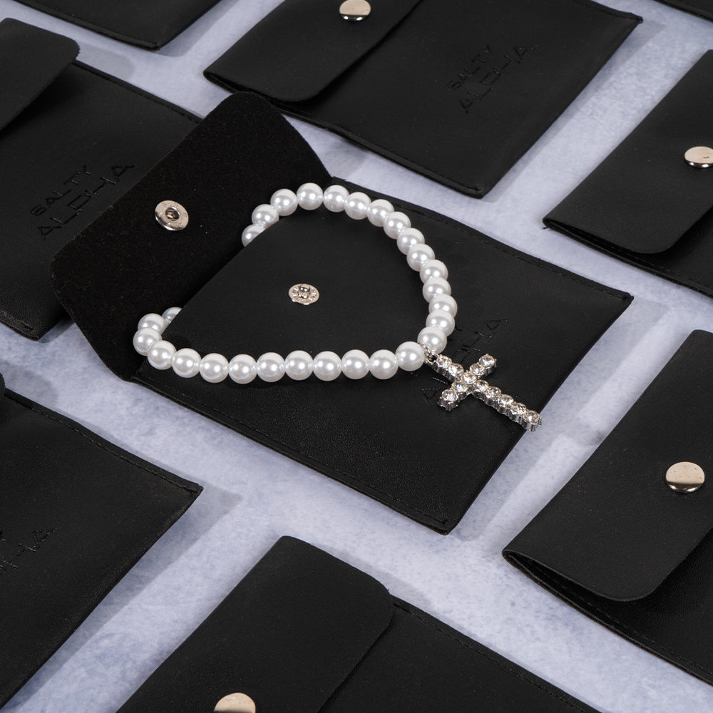Pearl Pinnacle Cross Necklace