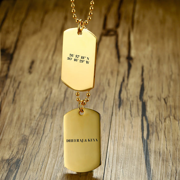 Personalised Call Of Duty Golden Chain