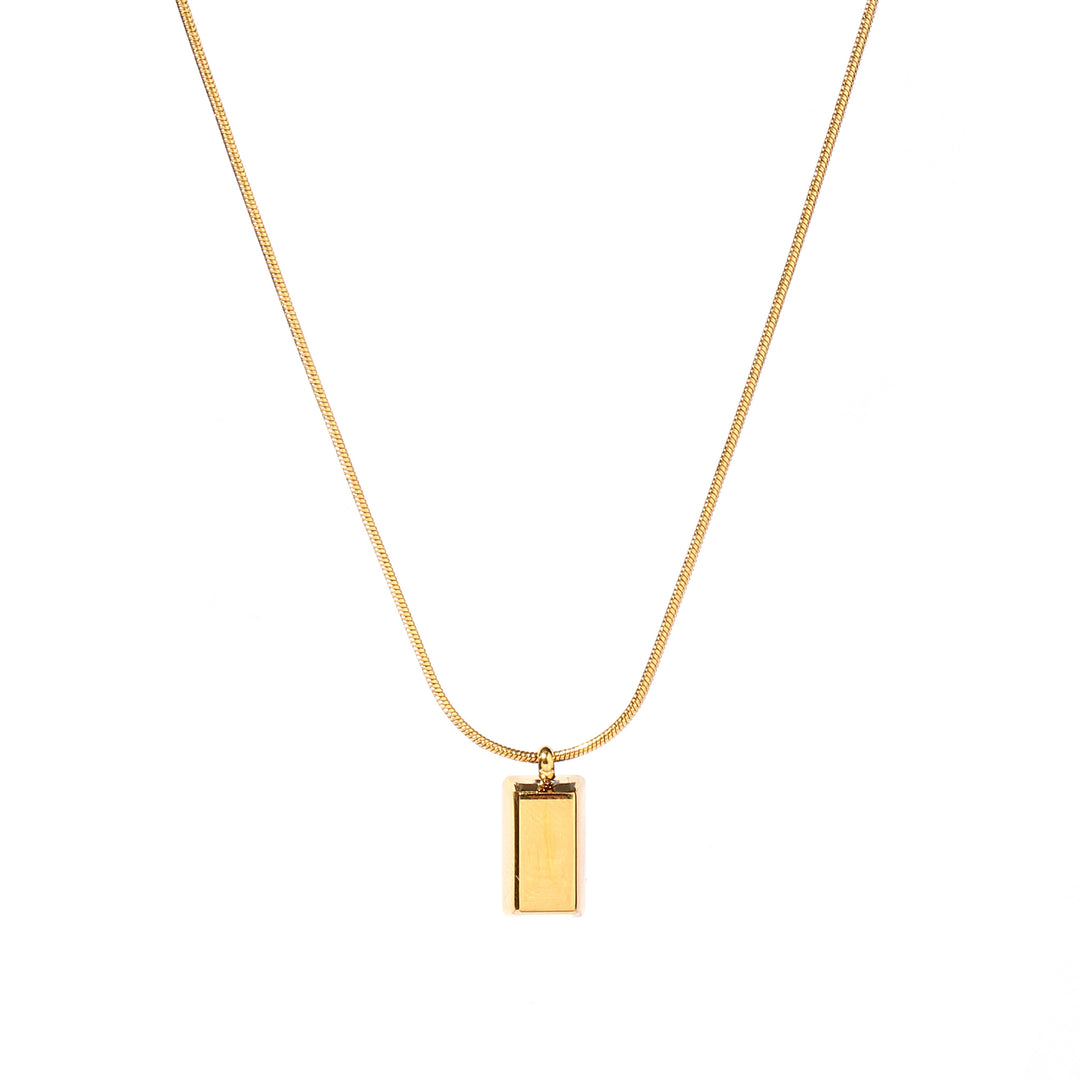 Eternity Charm Gold Necklace - Salty Accessories