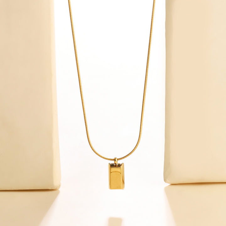 Eternity Charm Gold Necklace - Salty Accessories