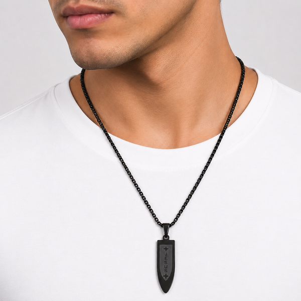 Shuriken Steel Chain - Black