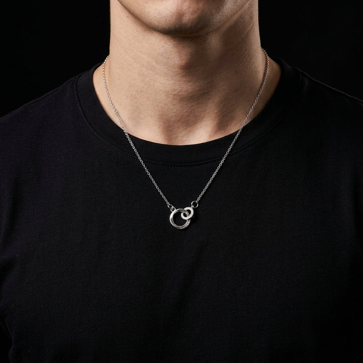 Enduring Circles Silver Chain