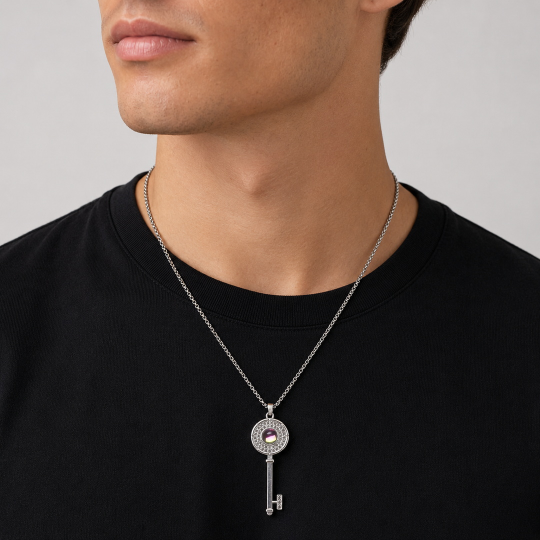 Secret Key Charm Pendant