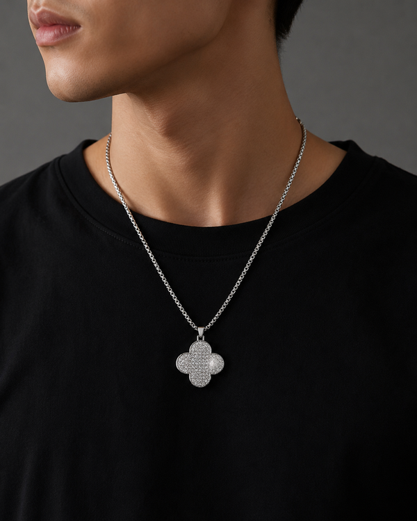 Lucky Bloom Silver Chain