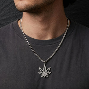 Cannabis Leaf Golden Chain