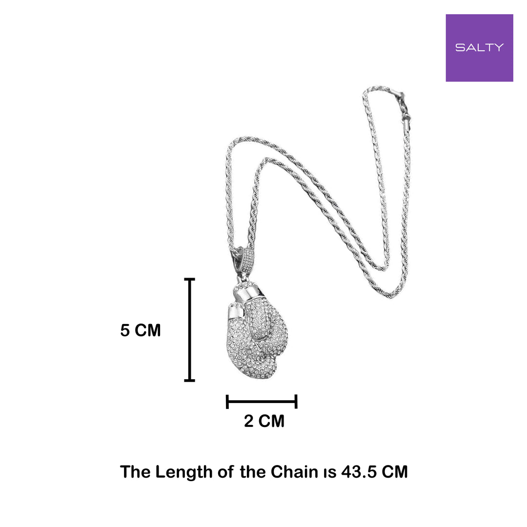 Bag Mitts Silver Chain