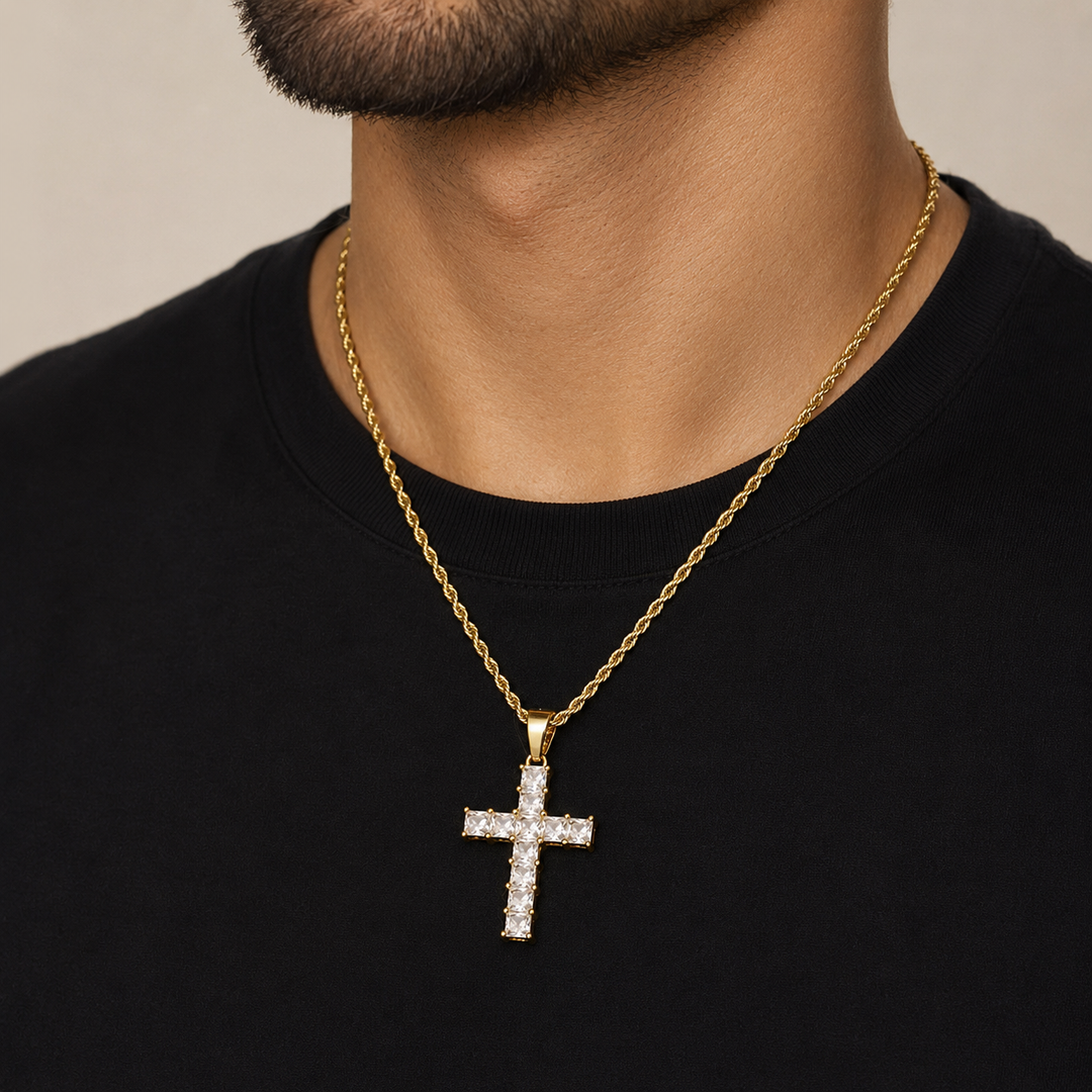 James The Great Cross Chain - Golden