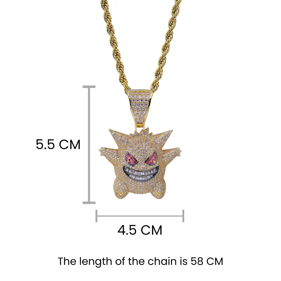 Monstrous Marvel Golden Pendant - Salty Accessories