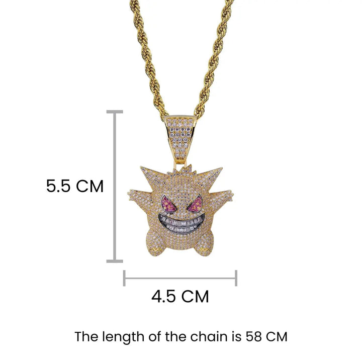 Monstrous Marvel Golden Pendant - Salty Accessories