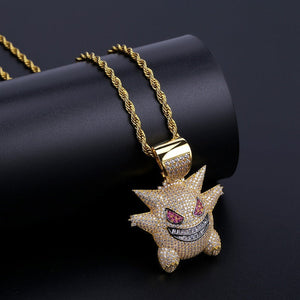Monstrous Marvel Golden Pendant - Salty Accessories