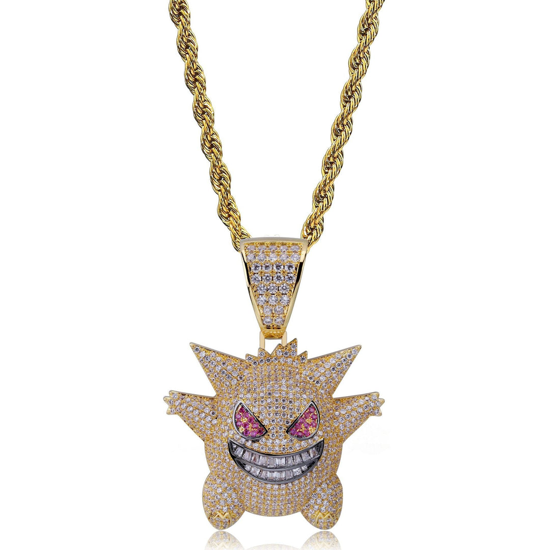 Monstrous Marvel Golden Pendant - Salty Accessories