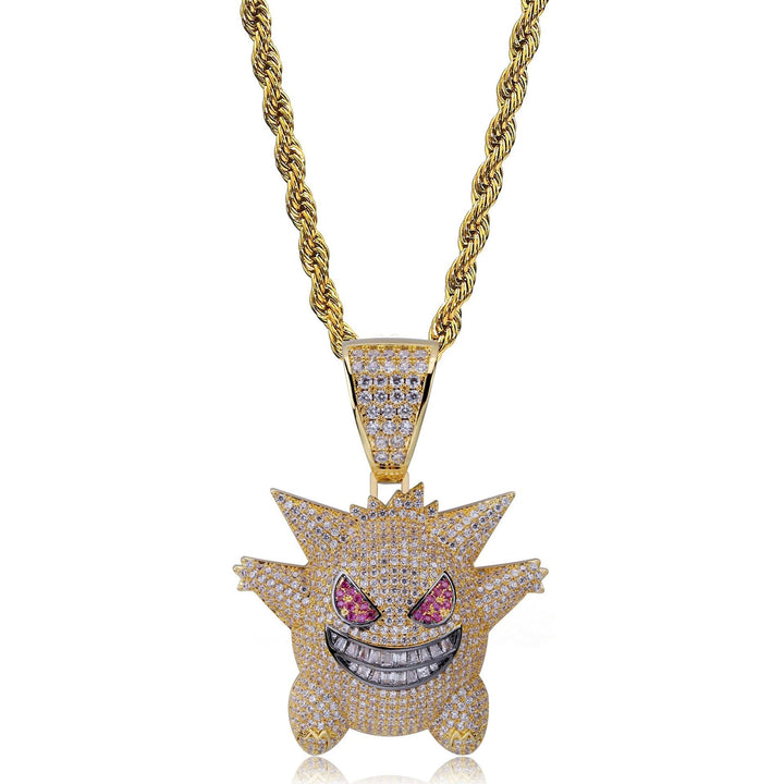 Monstrous Marvel Golden Pendant - Salty Accessories