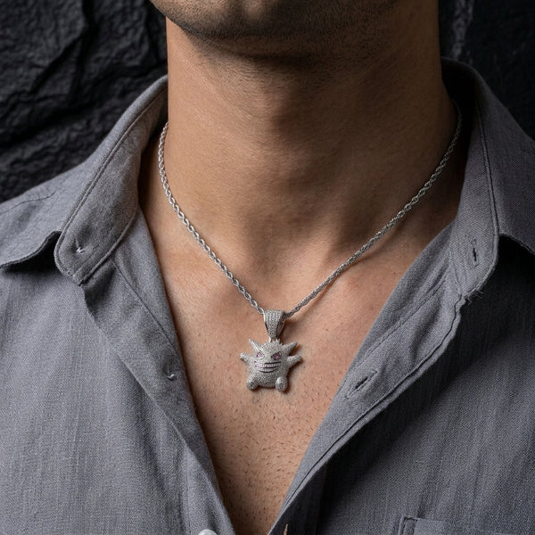 Monstrous Marvel Silver Pendant