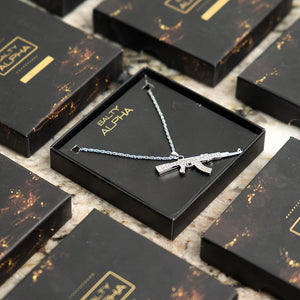 Ak 47 Silver Chain