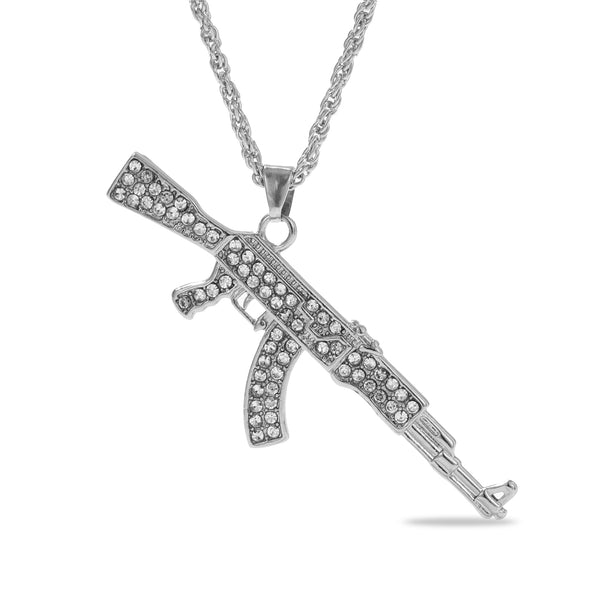 Ak 47 Silver Chain