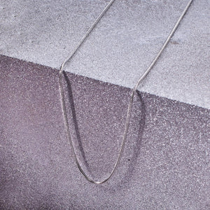 Round Snake Silver Chain - Salty Accessories