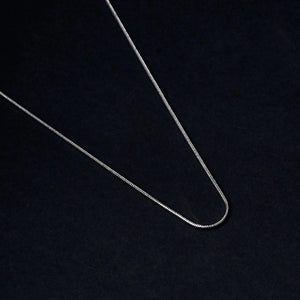Round Snake Silver Chain - Salty Accessories