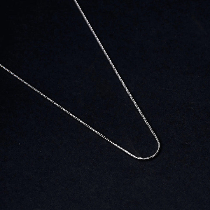Round Snake Silver Chain - Salty Accessories