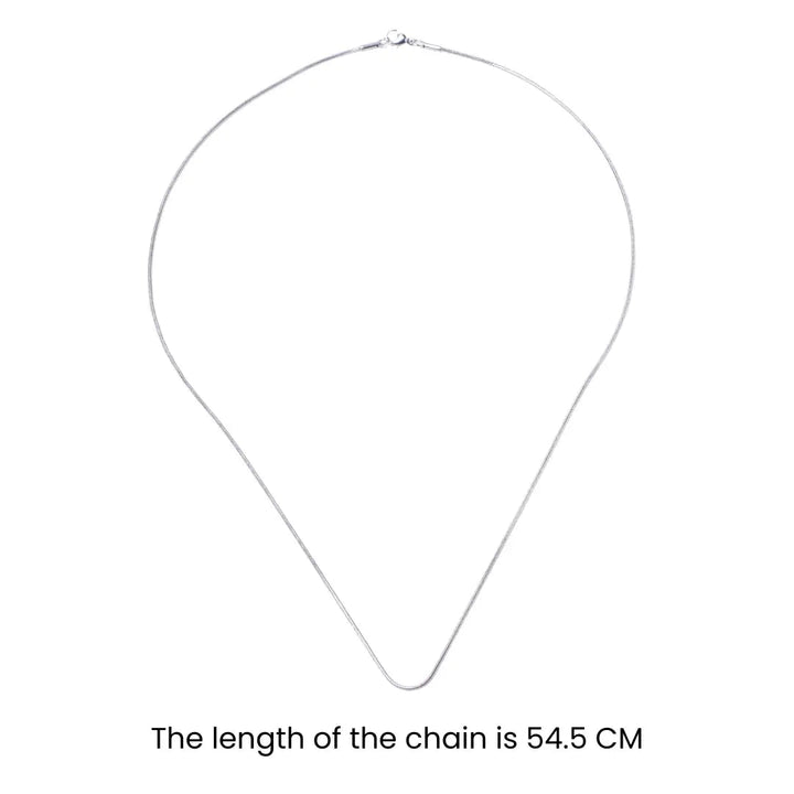 Round Snake Silver Chain - Salty Accessories