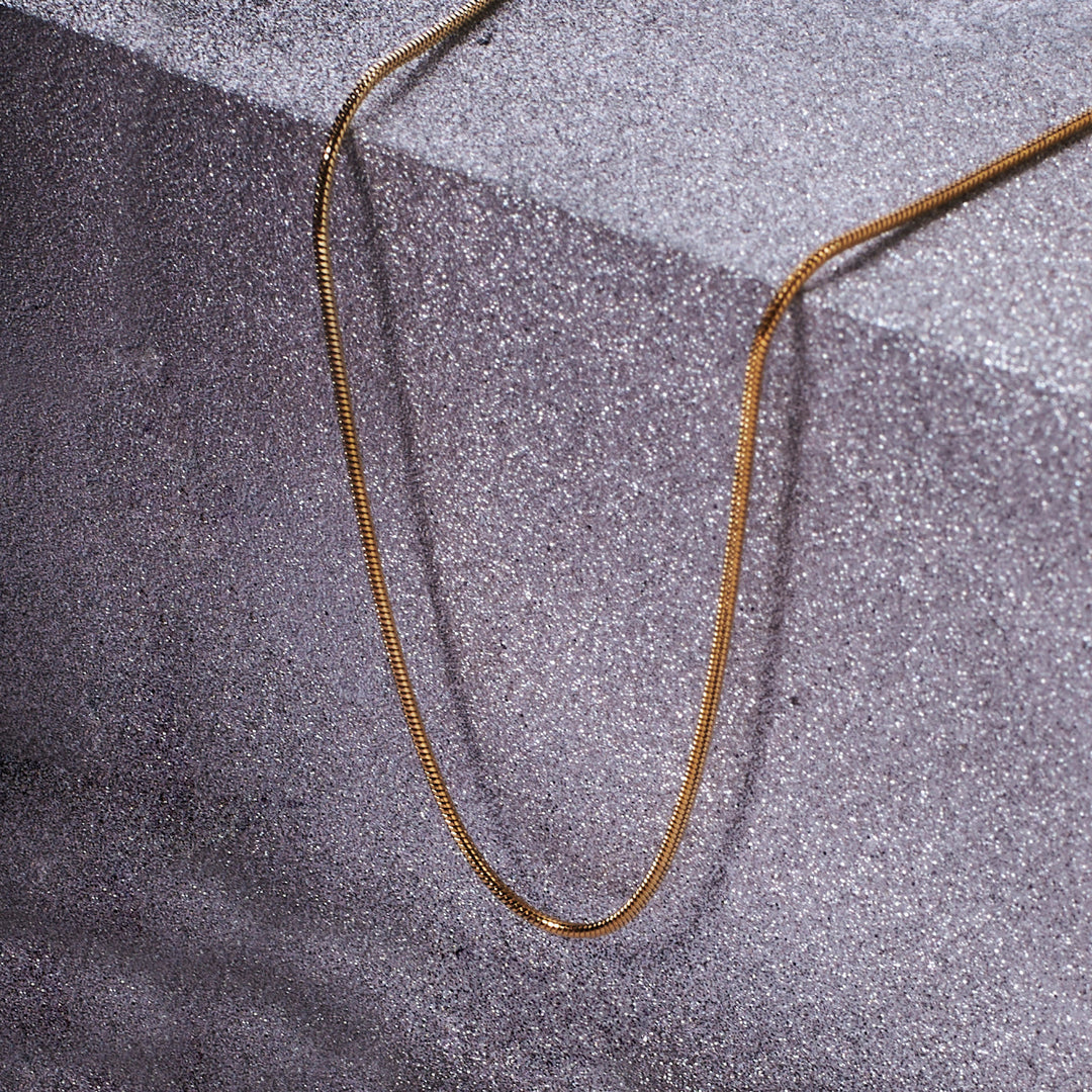 Round Snake Gold Chain | Salty