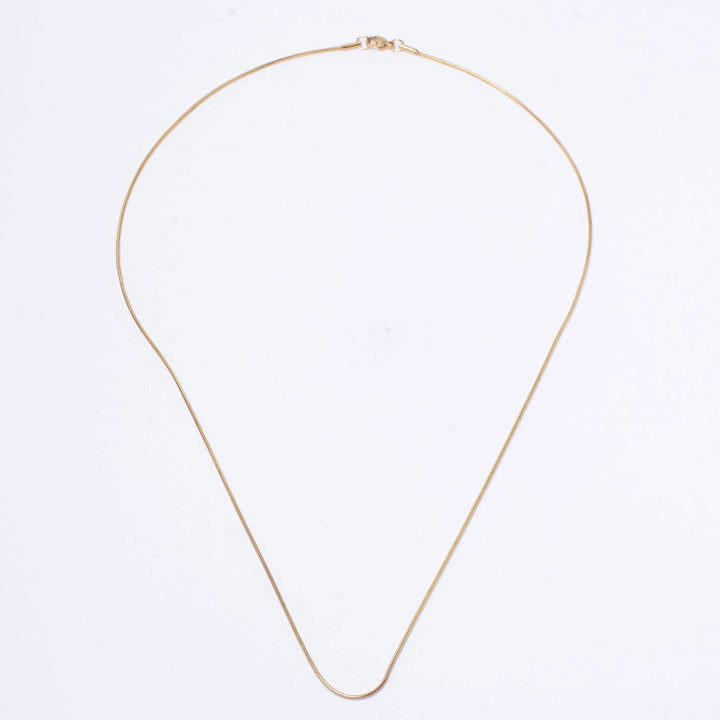 Round Snake Gold Chain | Salty