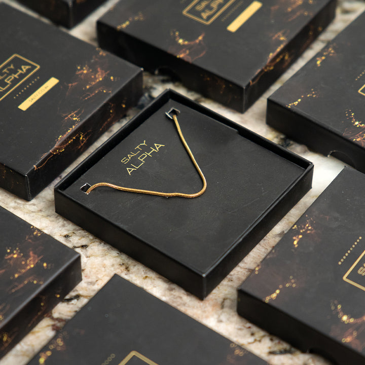 Round Snake Gold Chain