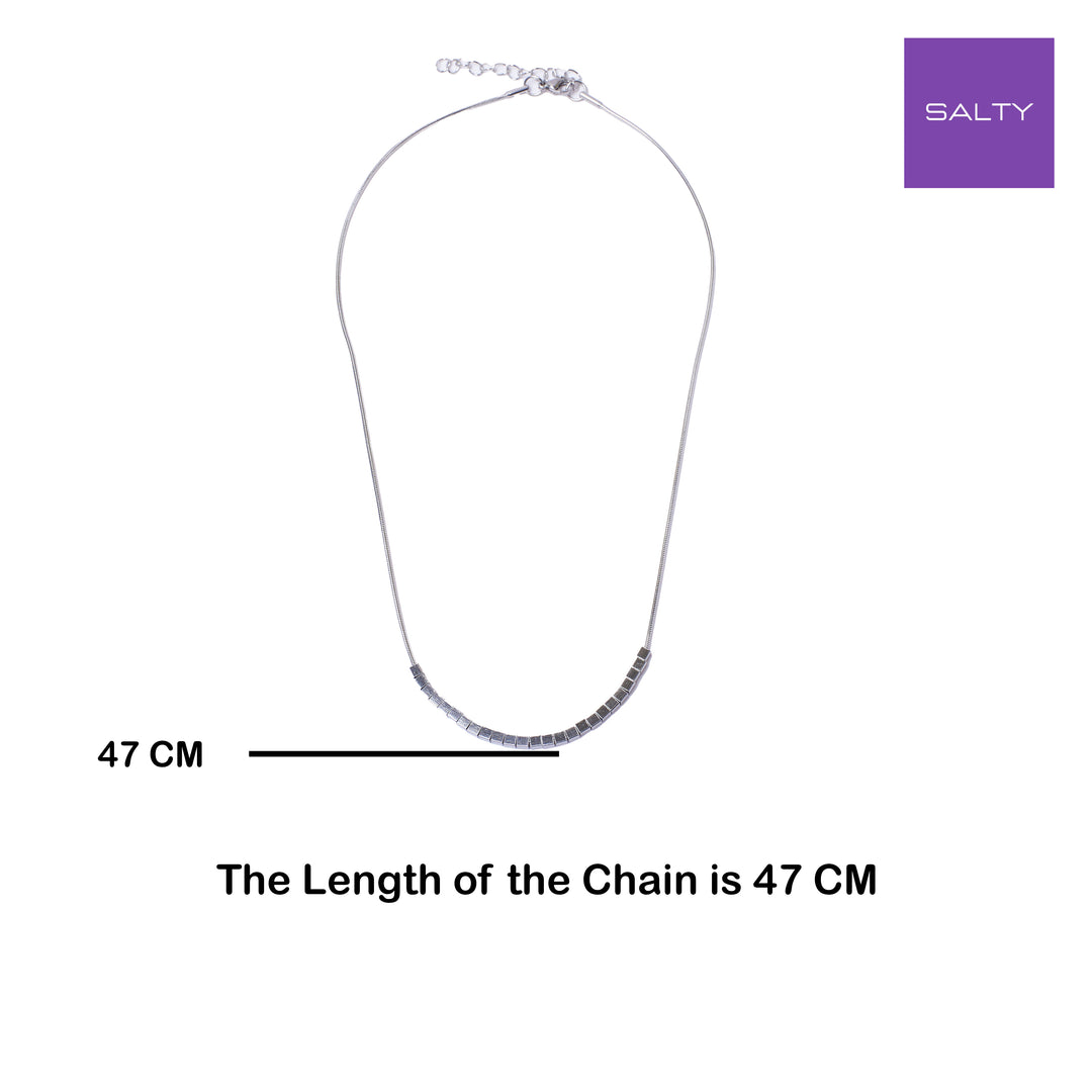 Silver Chevron Chain