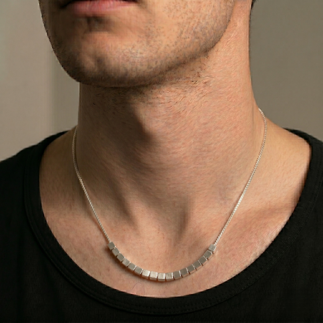 Silver Chevron Chain