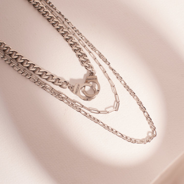 Sleek Linking Layered Chain - Salty Accessories