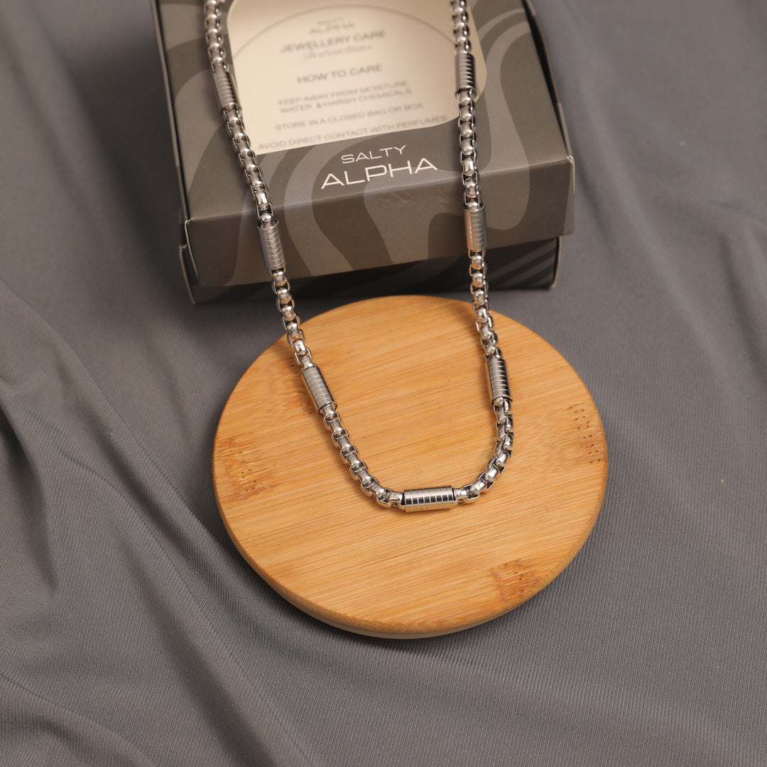 Gentleman'S Choice Silver Chain - Salty Accessories