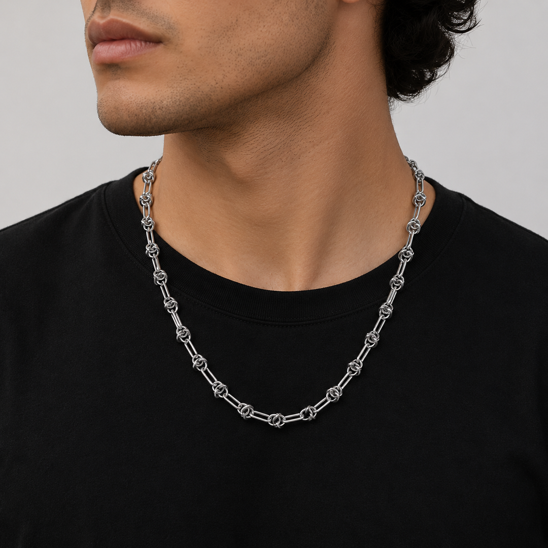 Silver Chevron Cool Chain