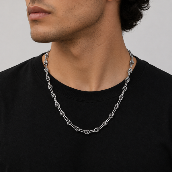 Silver Chevron Cool Chain