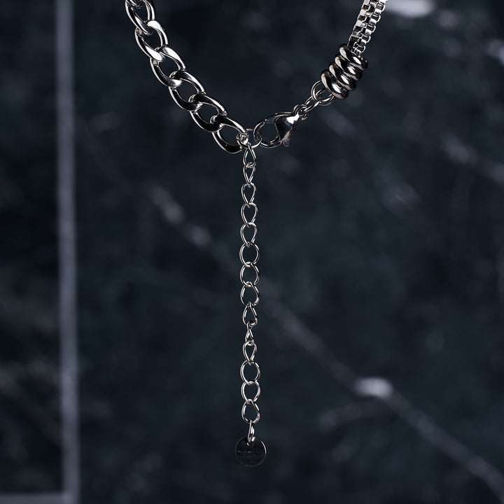 Cryptic Rune Silver Chain