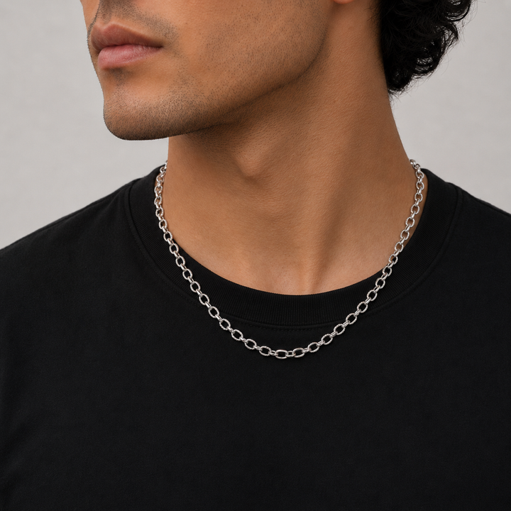 Old-School Silver Chain