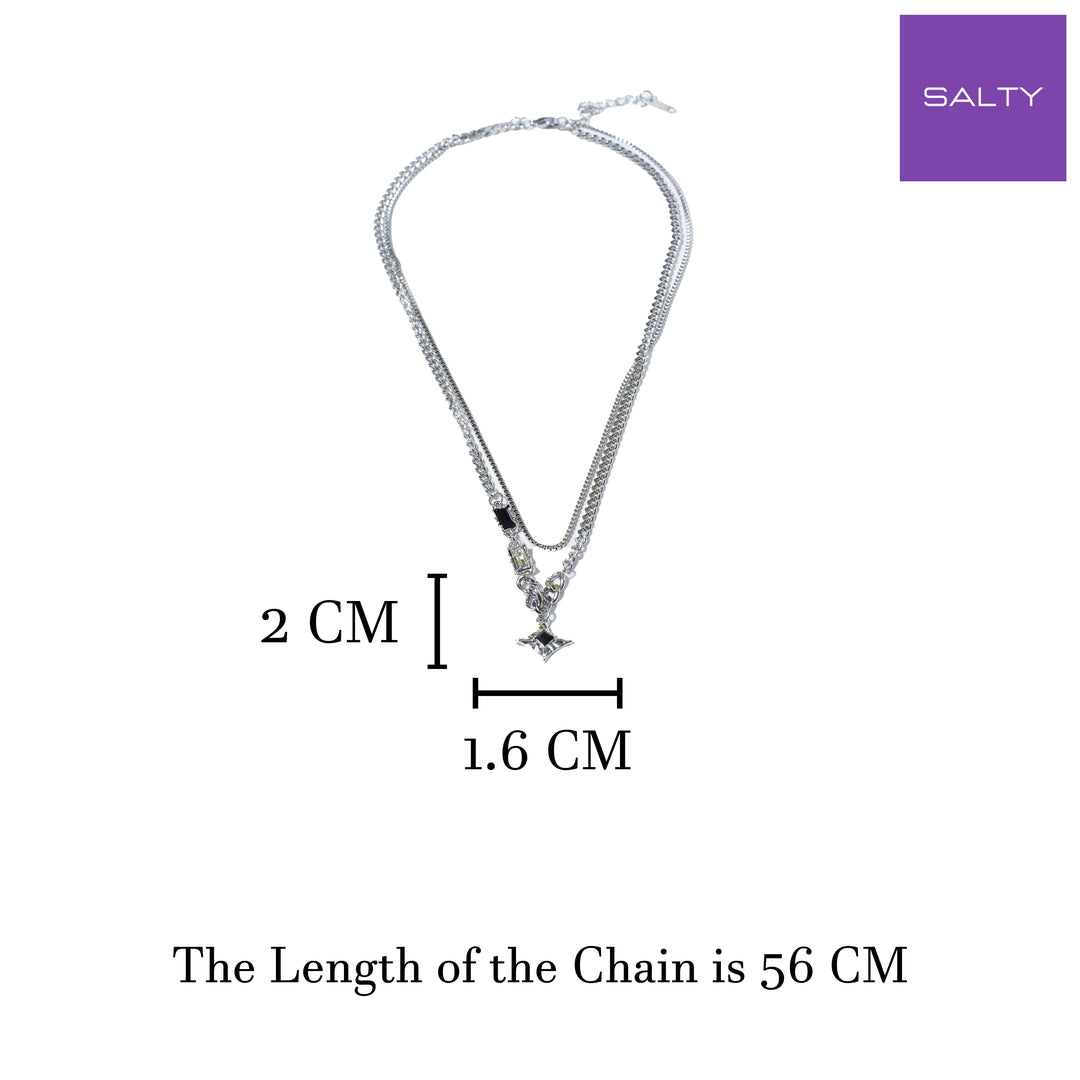 Passion's Embrace Silver Chain